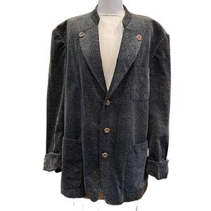 Vintage LODENFREY Roll Sleeve Mens 3 Button Sport Jacket Austria EU Sz 50 US 40